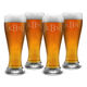 Monogrammed 23oz. Weizenbier Glass Set of 4 Image 2 of 5